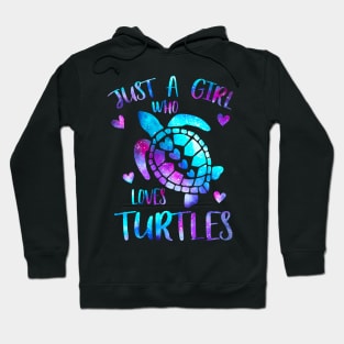 Just a girl who loves turtles Hoodie